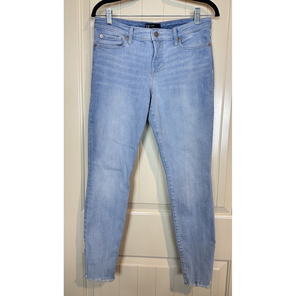 Gap Women's Legging Skimmer Skinny Jean‎ sz 8 29R stretch light wash